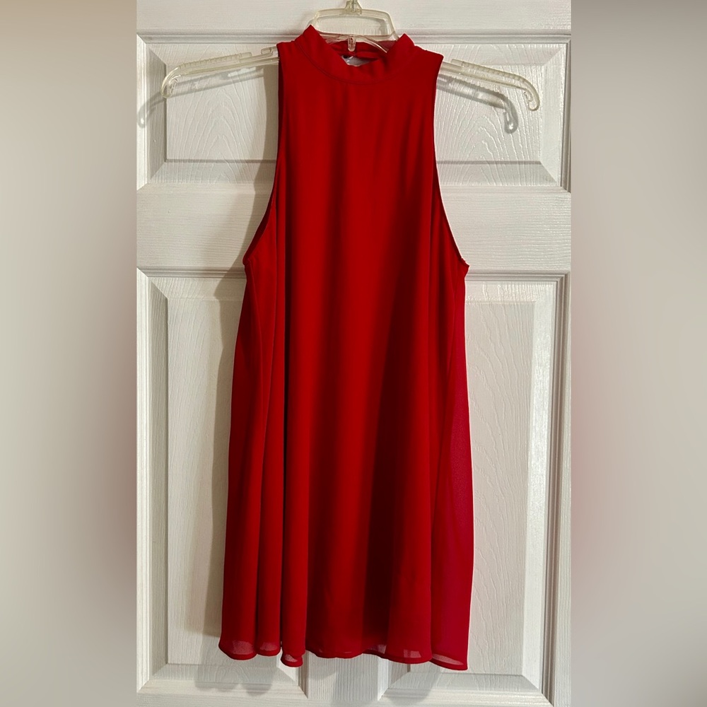 Show Me Your MuMu Vibrant Red Blouse